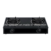 2 Burners Tempered Glass Top Infrared 165 Gas Cooker/Gas Stove